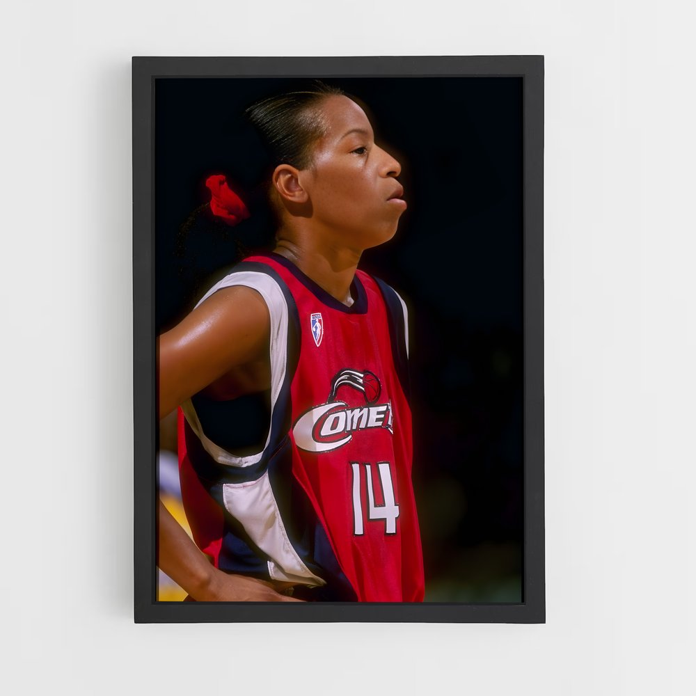 Poster Cynthia cooper – affiche Basketball (vue 2)